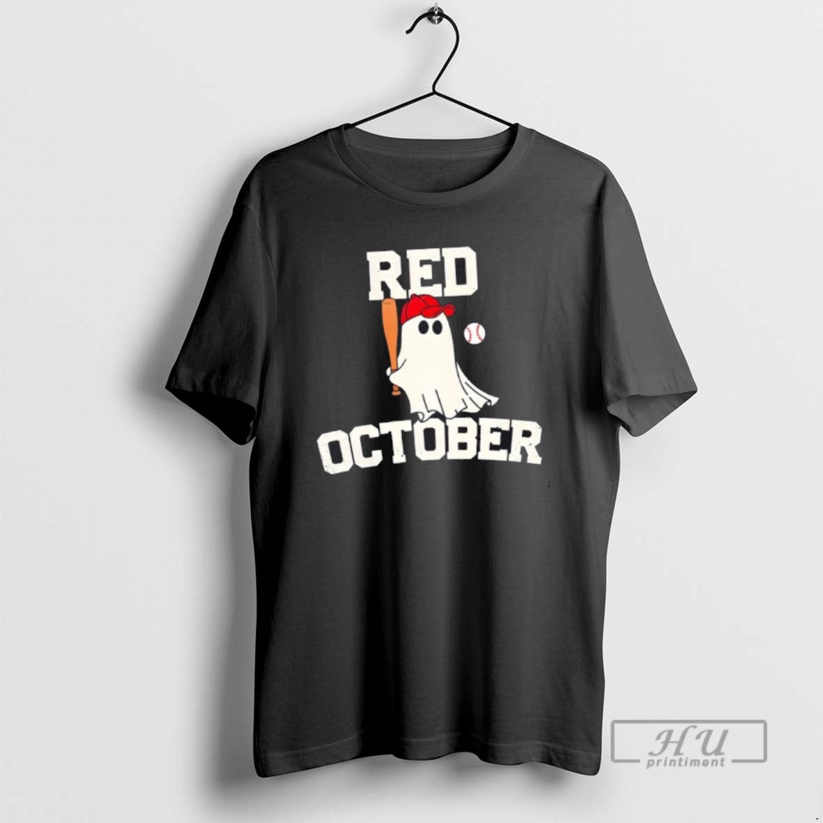 Trending Philadelphia Phillies Red October Halloween - Adult & Kids T-Shirts, Sweatshirts & Hoodies apparel design preview 1