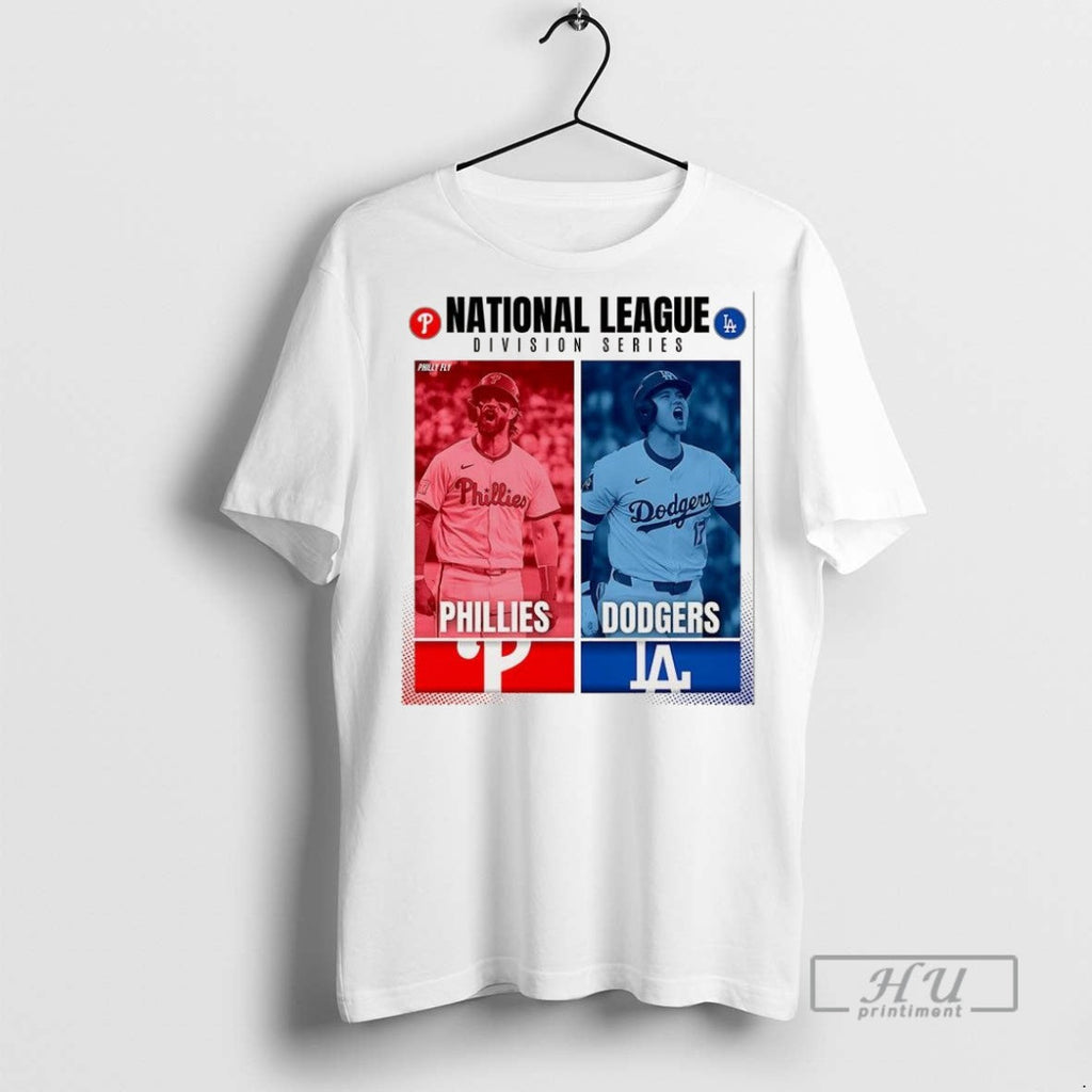 Trending Philadelphia Phillies Vs Los Angeles Dodgers - Adult & Kids T-Shirts, Sweatshirts & Hoodies apparel design preview 1