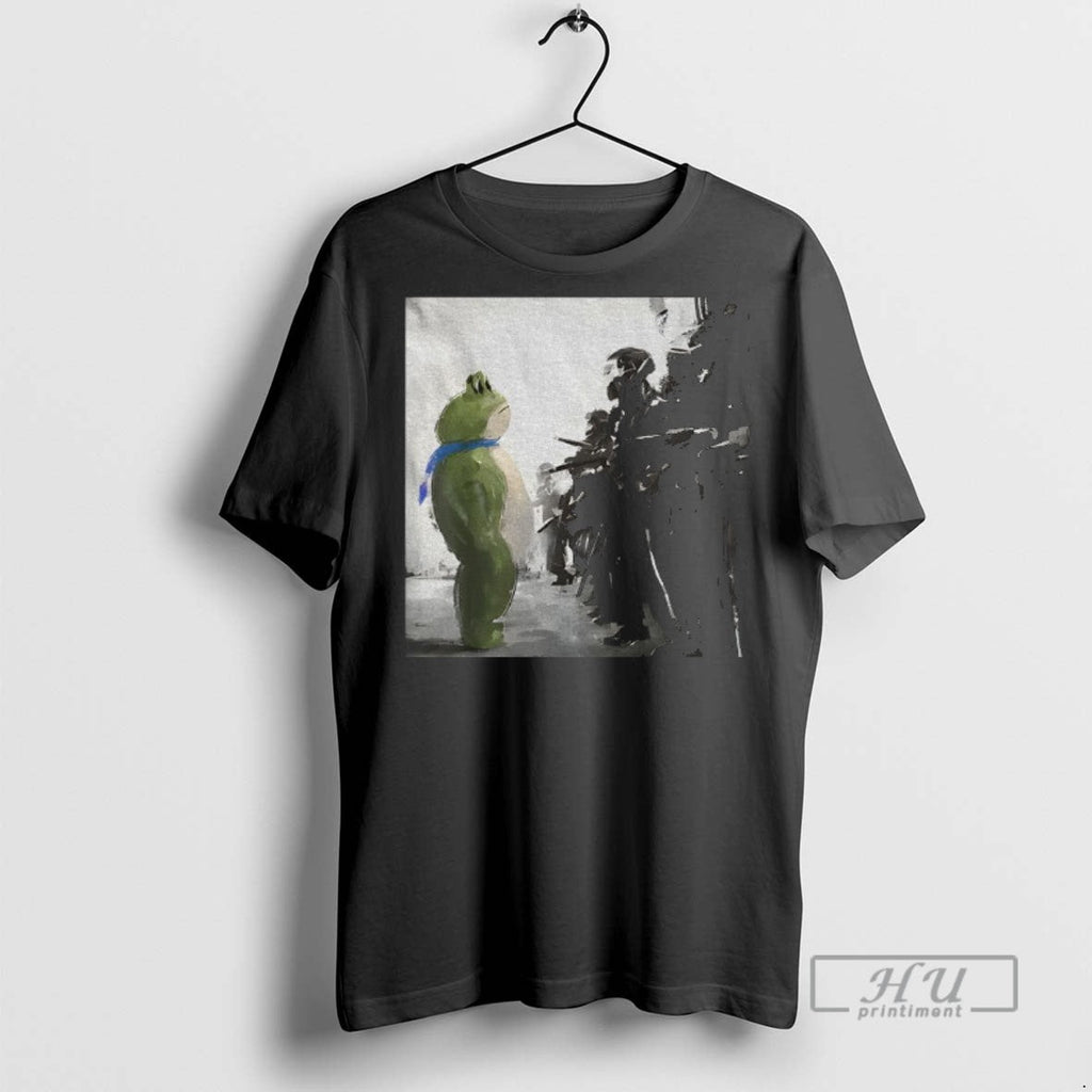 Trending Portland Frog Protest No Kings Day Fuck Ice - Adult & Kids T-Shirts, Sweatshirts & Hoodies apparel design preview 1