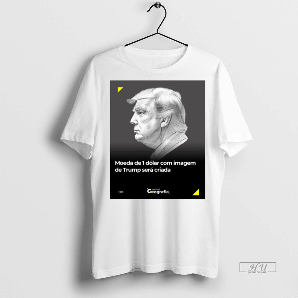 Trending Presidente Donald Trump Moeda De 1 Dolar Com - Adult & Kids T-Shirts, Sweatshirts & Hoodies apparel design preview 1