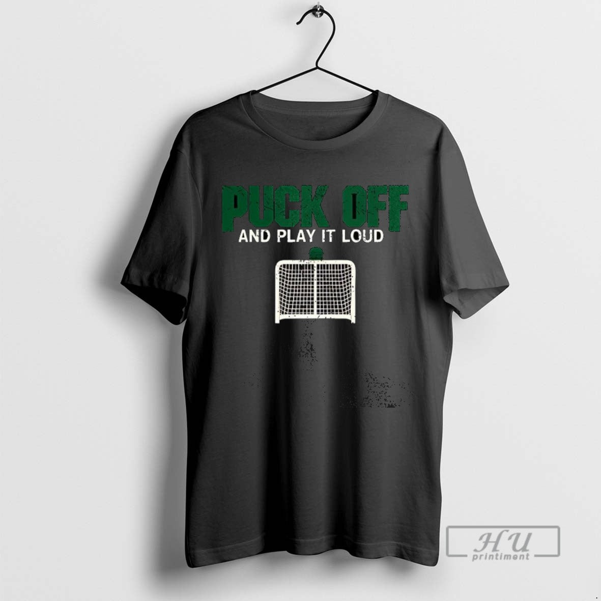 Trending Puck Off And Play It Loud - Adult & Kids T-Shirts, Sweatshirts & Hoodies apparel design preview 1