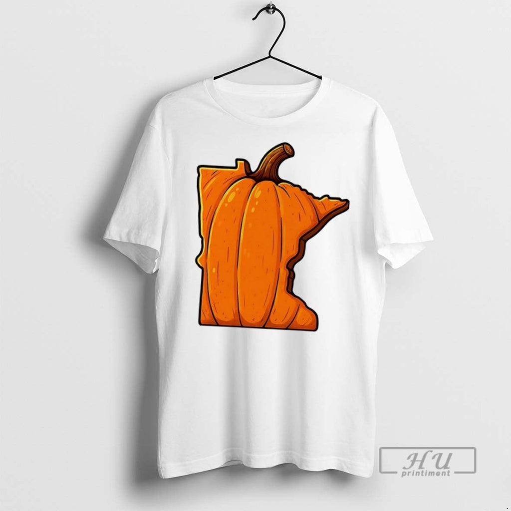 Trending Pumpkin Arrange Minnesota State Halloween - Adult & Kids T-Shirts, Sweatshirts & Hoodies apparel design preview 1