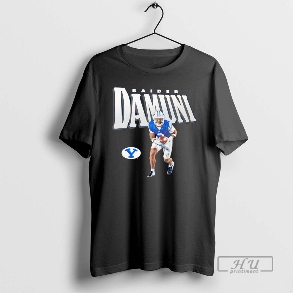 Trending Raider Damuni Illustrated Byu Cougars - Adult & Kids T-Shirts, Sweatshirts & Hoodies apparel design preview 1