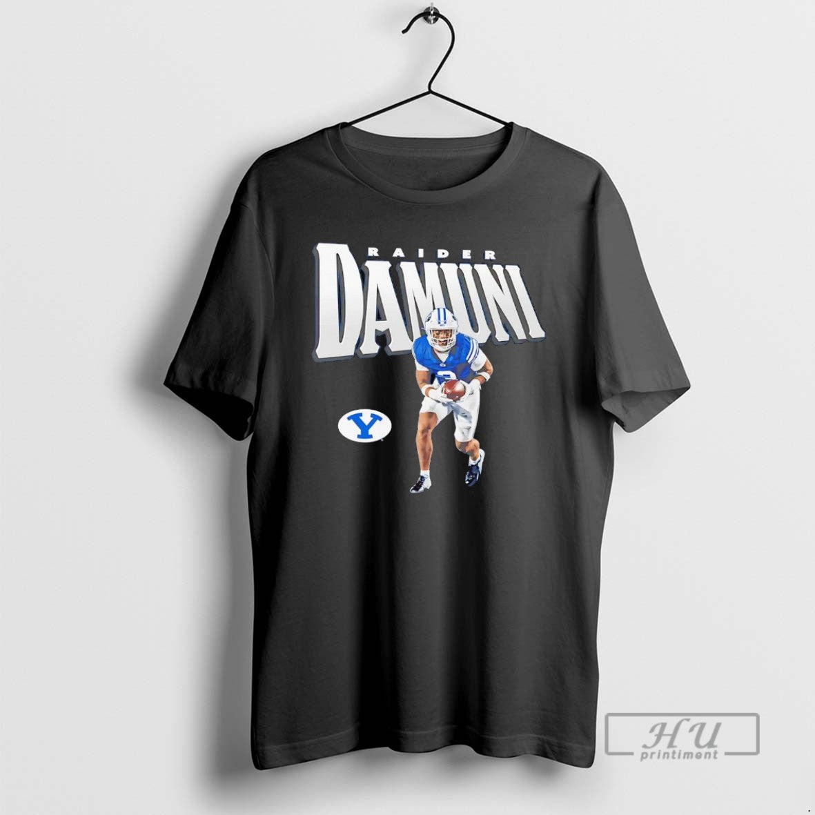 Trending Raider Damuni Illustrated Byu Cougars - Adult & Kids T-Shirts, Sweatshirts & Hoodies apparel design preview 1