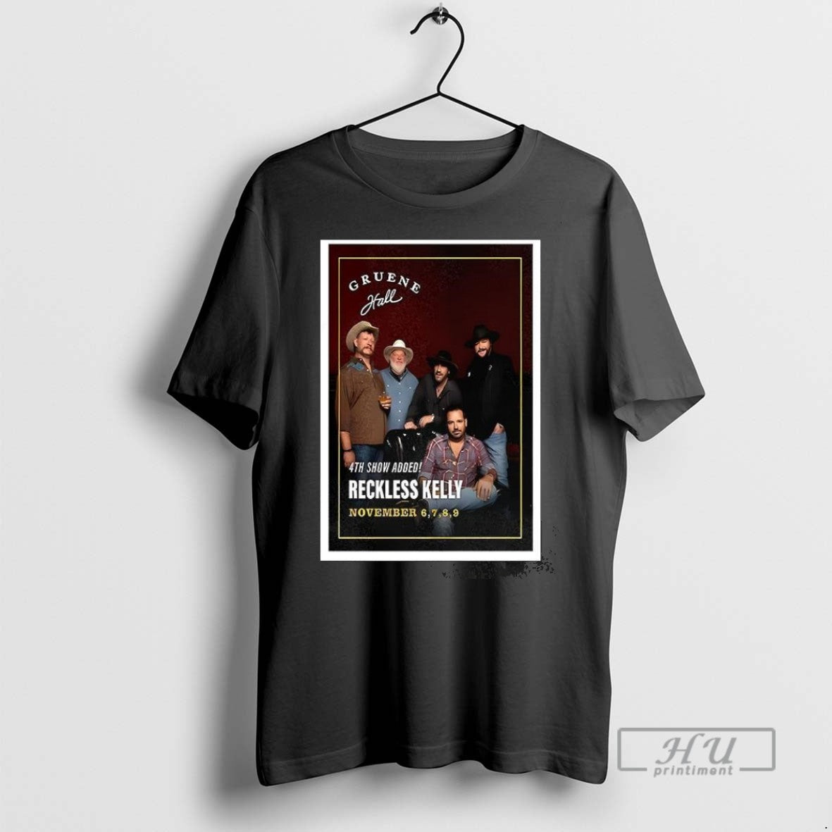 Trending Reckless Kelly November 6th 9th 2025 Gruene - Adult & Kids T-Shirts, Sweatshirts & Hoodies apparel design preview 1