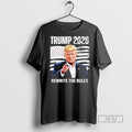 Trending Rewrite The Rules Trump 2028 - Adult & Kids T-Shirts, Sweatshirts & Hoodies apparel design preview 1
