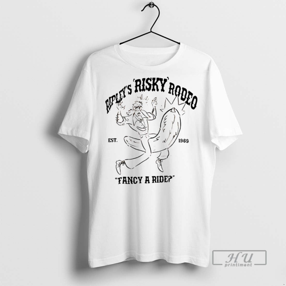 Trending Ripleys Risky Rodeo Fancy A Ride 1969 - Adult & Kids T-Shirts, Sweatshirts & Hoodies apparel design preview 1