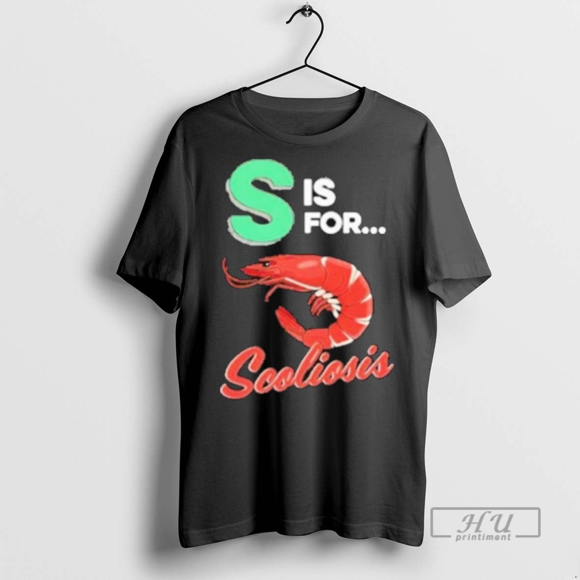 Trending S Is For Scoliosis - Adult & Kids T-Shirts, Sweatshirts & Hoodies apparel design preview 1