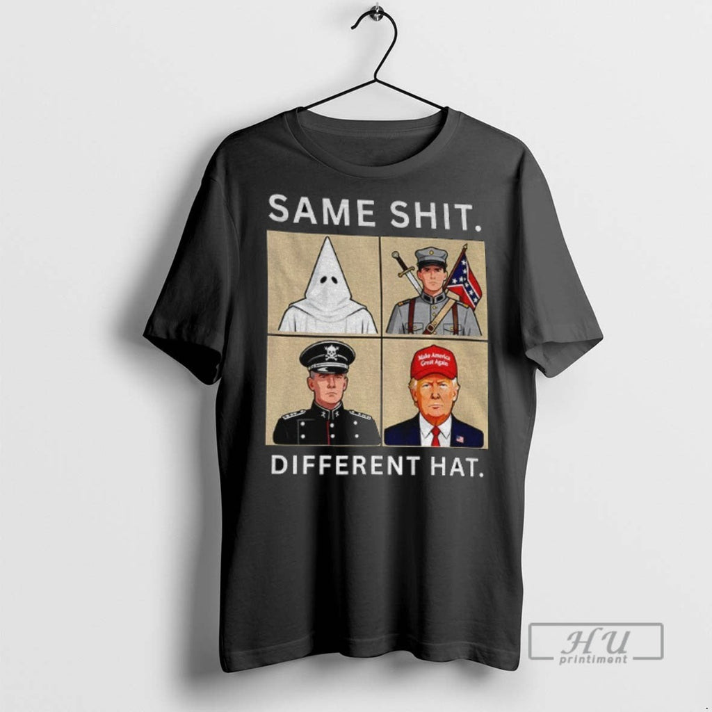 Trending Same Shit Different Hat Kkk Anti Trump - Adult & Kids T-Shirts, Sweatshirts & Hoodies apparel design preview 1