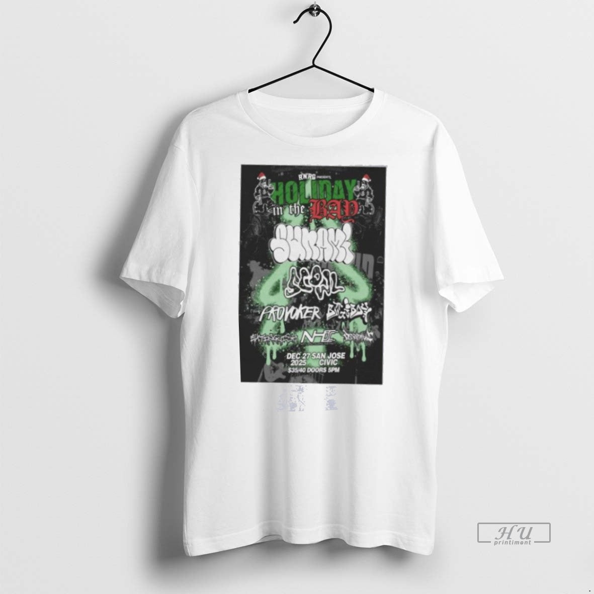 Trending Scowl Sunami San Jose Civic Ca Dec 27 2025 - Adult & Kids T-Shirts, Sweatshirts & Hoodies apparel design preview 1