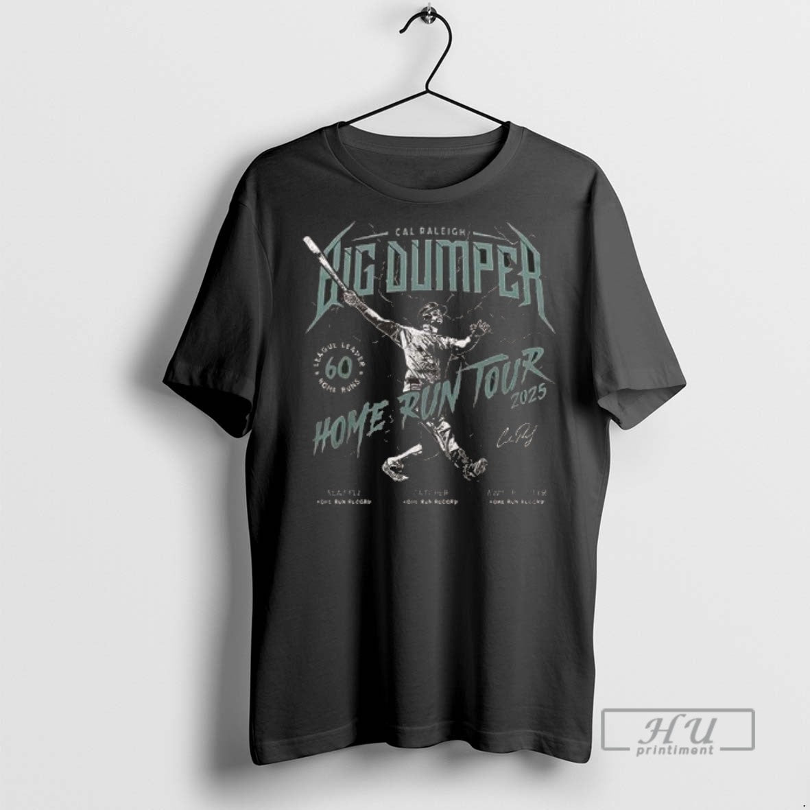 Trending Seattle Mariners Cal Raleigh Home Run Tour 2 - Adult & Kids T-Shirts, Sweatshirts & Hoodies apparel design preview 1