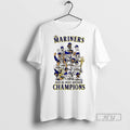 Trending Seattle Mariners Baseball 2025 Al West - Adult & Kids T-Shirts, Sweatshirts & Hoodies apparel design preview 1