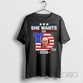 Trending She Wants The D Trump 2028 - Adult & Kids T-Shirts, Sweatshirts & Hoodies apparel design preview 1