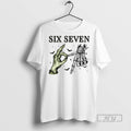 Trending Six Seven Skeleton Hand Halloween - Adult & Kids T-Shirts, Sweatshirts & Hoodies apparel design preview 1