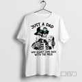 Trending Skeleton Just A Dad Who Always Came Back - Adult & Kids T-Shirts, Sweatshirts & Hoodies apparel design preview 1