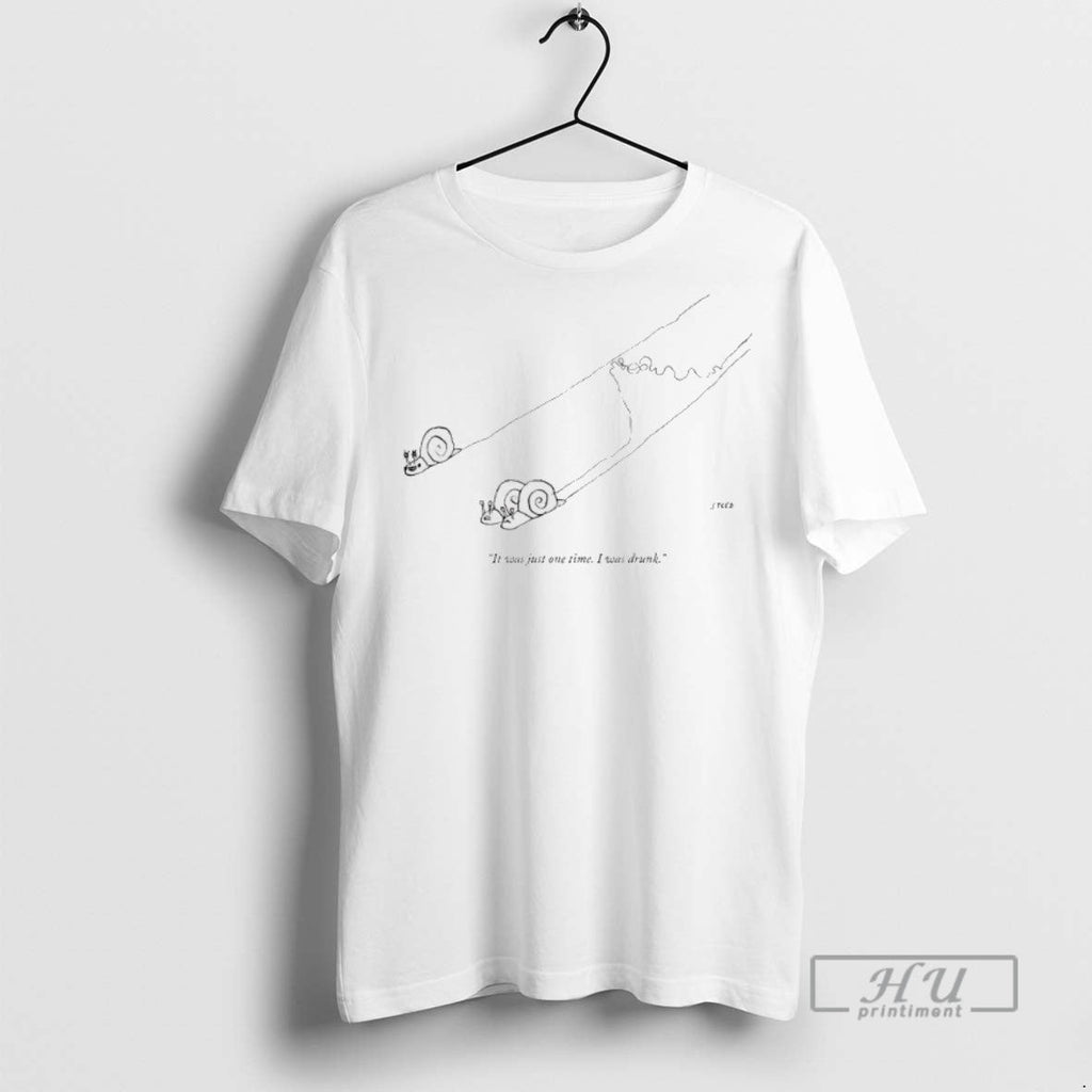 Trending Snails Its Just One Time I Was Drunk - Adult & Kids T-Shirts, Sweatshirts & Hoodies apparel design preview 1
