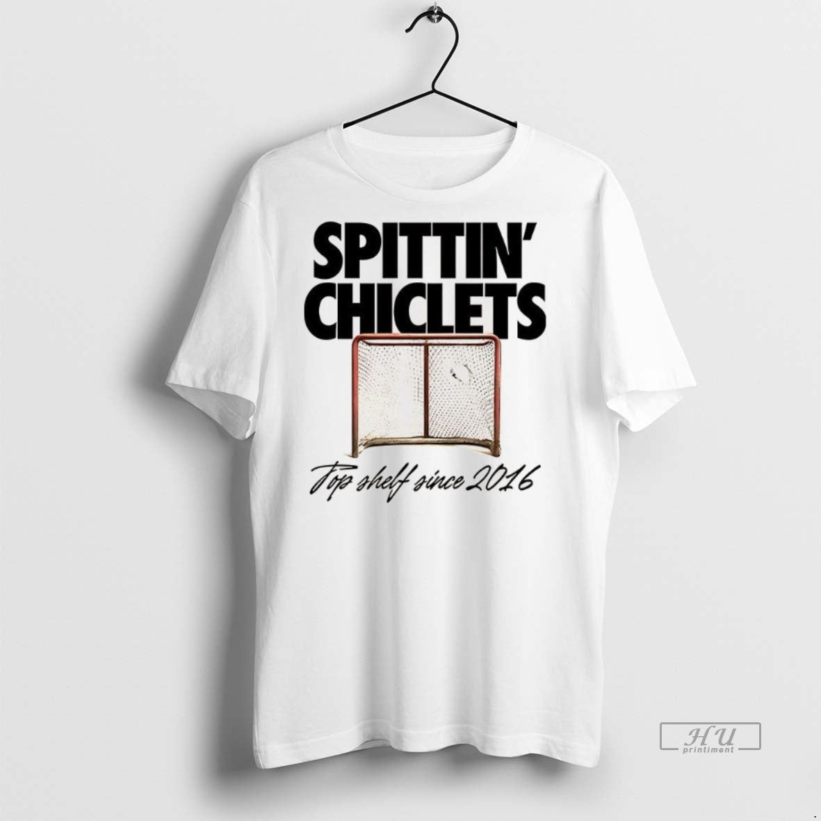 Trending Spittin Chiclets Top Shelf Since 2016 Hockey - Adult & Kids T-Shirts, Sweatshirts & Hoodies apparel design preview 1