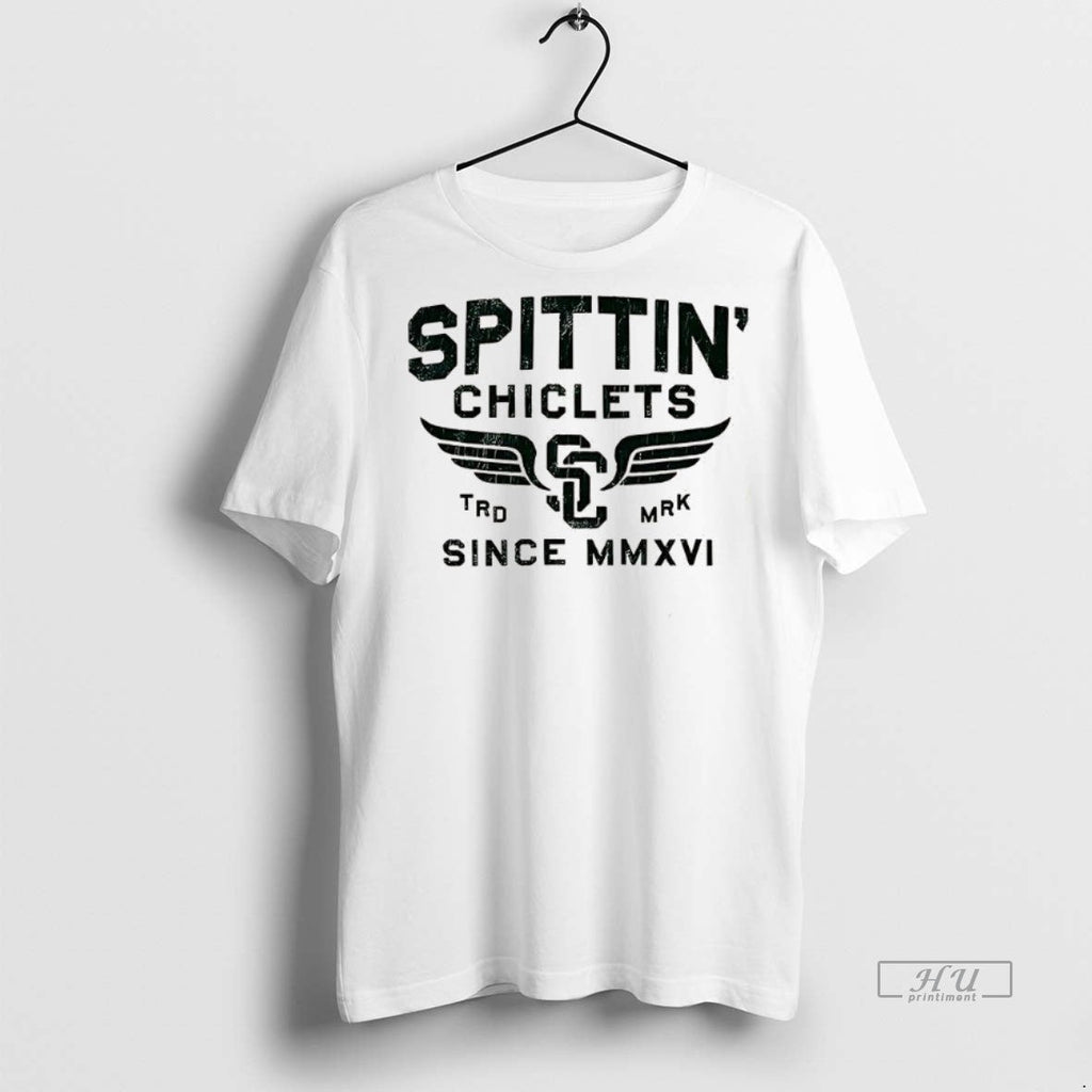 Trending Spittin Chiclets Wings Since Mmxvi Trade - Adult & Kids T-Shirts, Sweatshirts & Hoodies apparel design preview 1