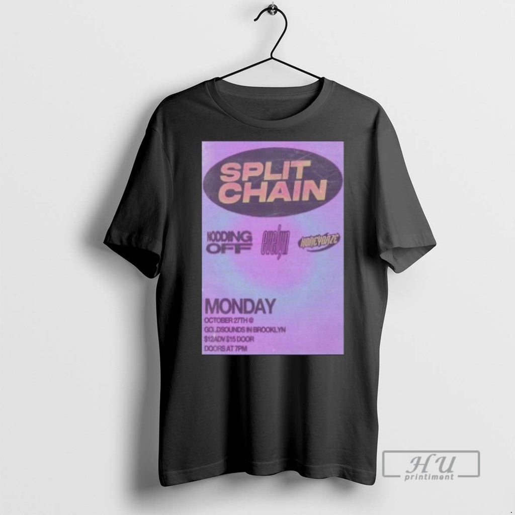 Trending Split Chain Gold Sounds Brooklyn Ny - Adult & Kids T-Shirts, Sweatshirts & Hoodies apparel design preview 1