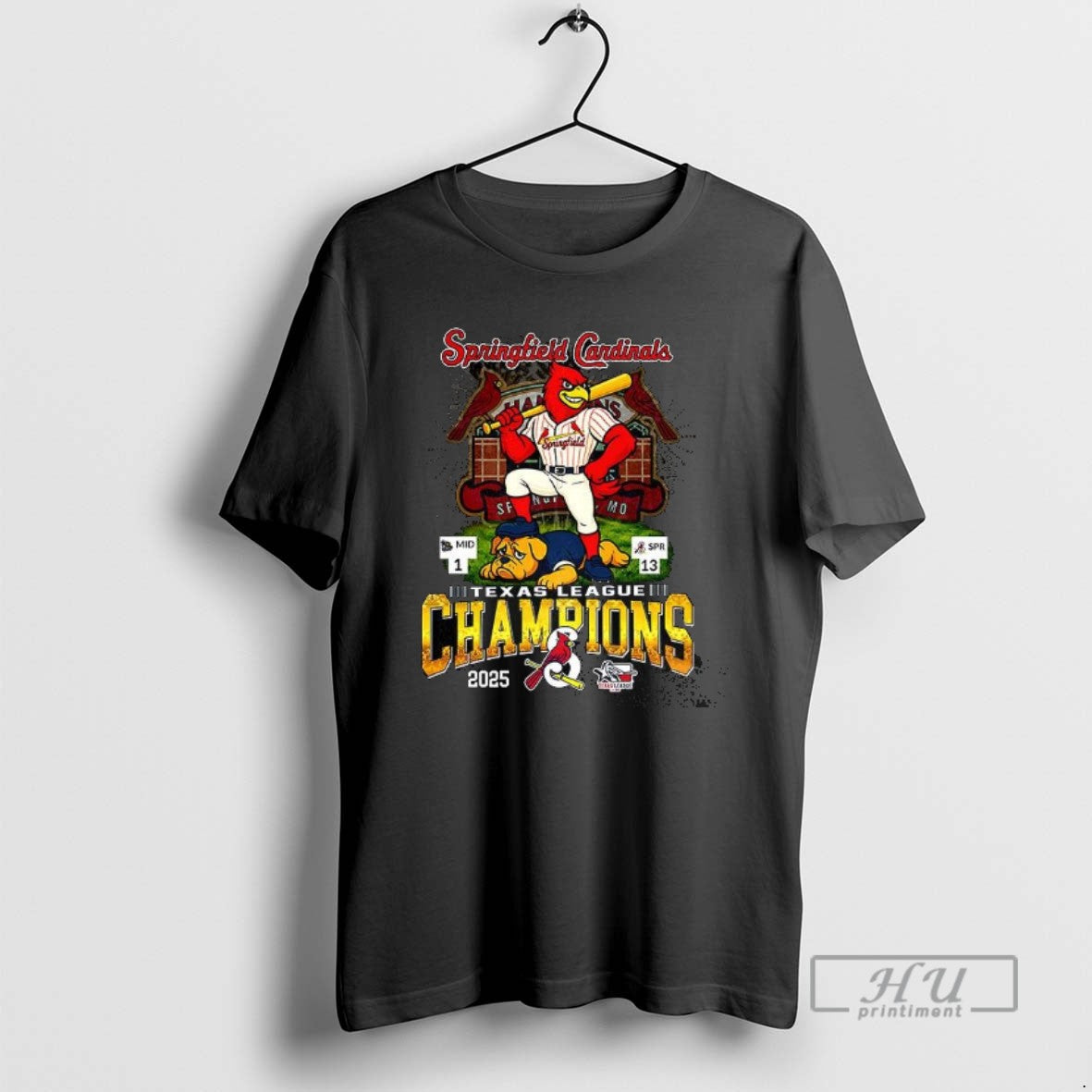 Trending Springfield Cardinals 2025 Texas League - Adult & Kids T-Shirts, Sweatshirts & Hoodies apparel design preview 1