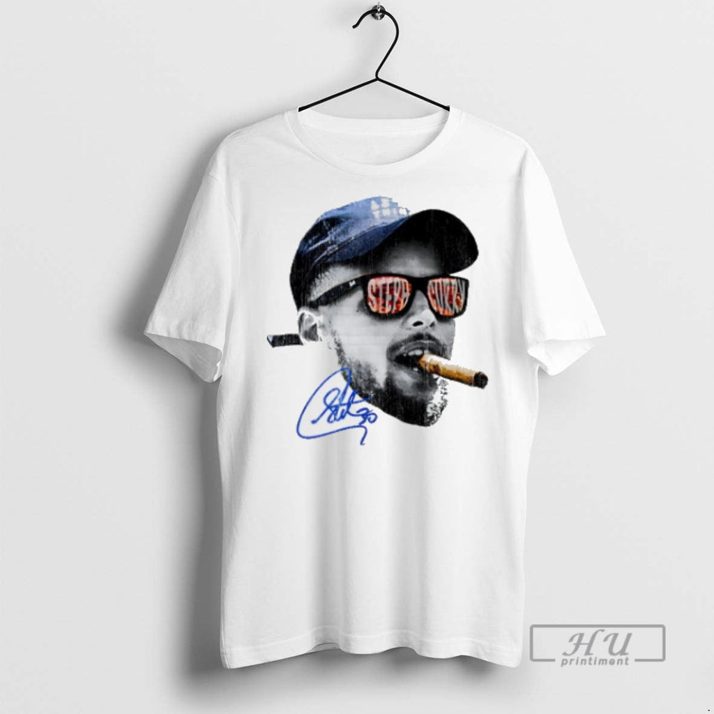 Trending Stephen Curry Golden State Warriors Head - Adult & Kids T-Shirts, Sweatshirts & Hoodies apparel design preview 1