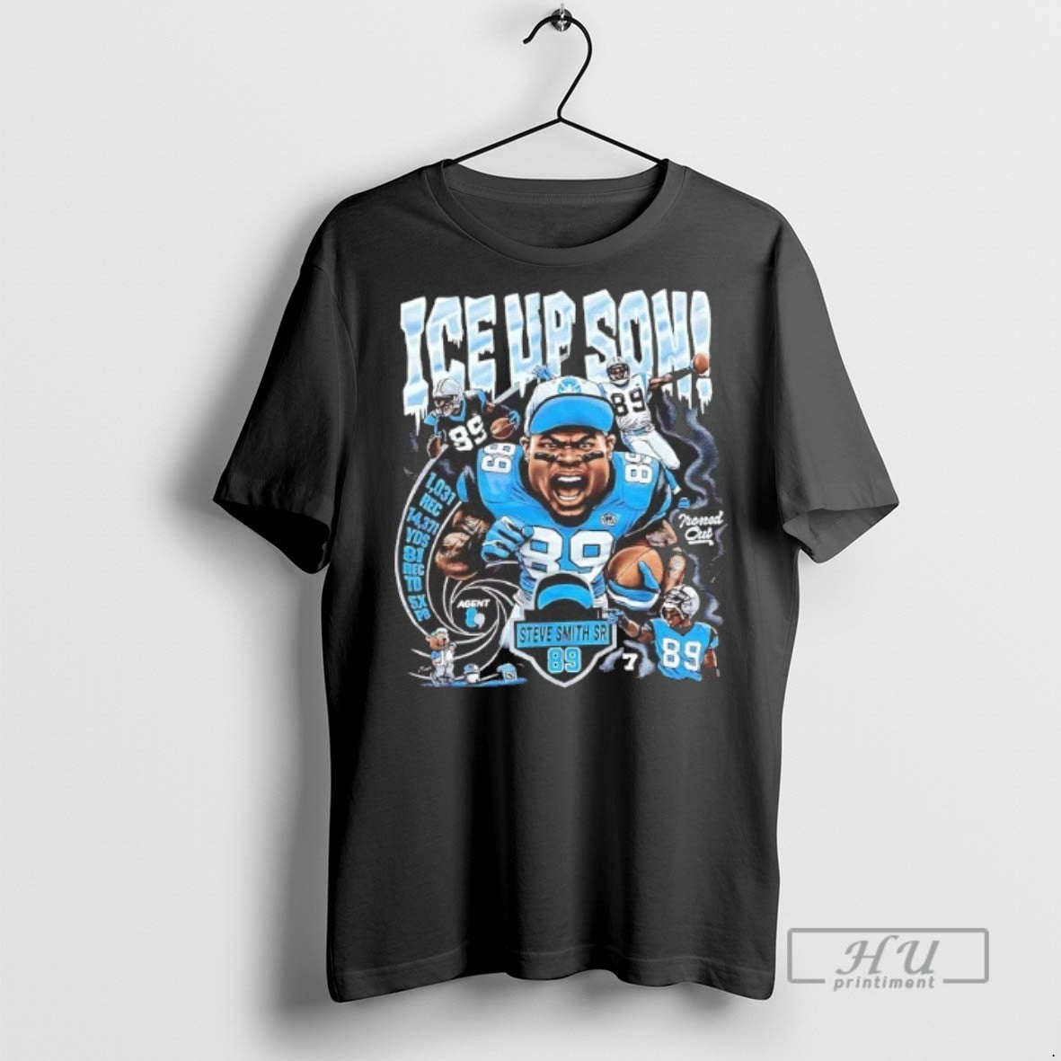 Trending Steve Smith Sr Ice Up Son Caricature - Adult & Kids T-Shirts, Sweatshirts & Hoodies apparel design preview 1