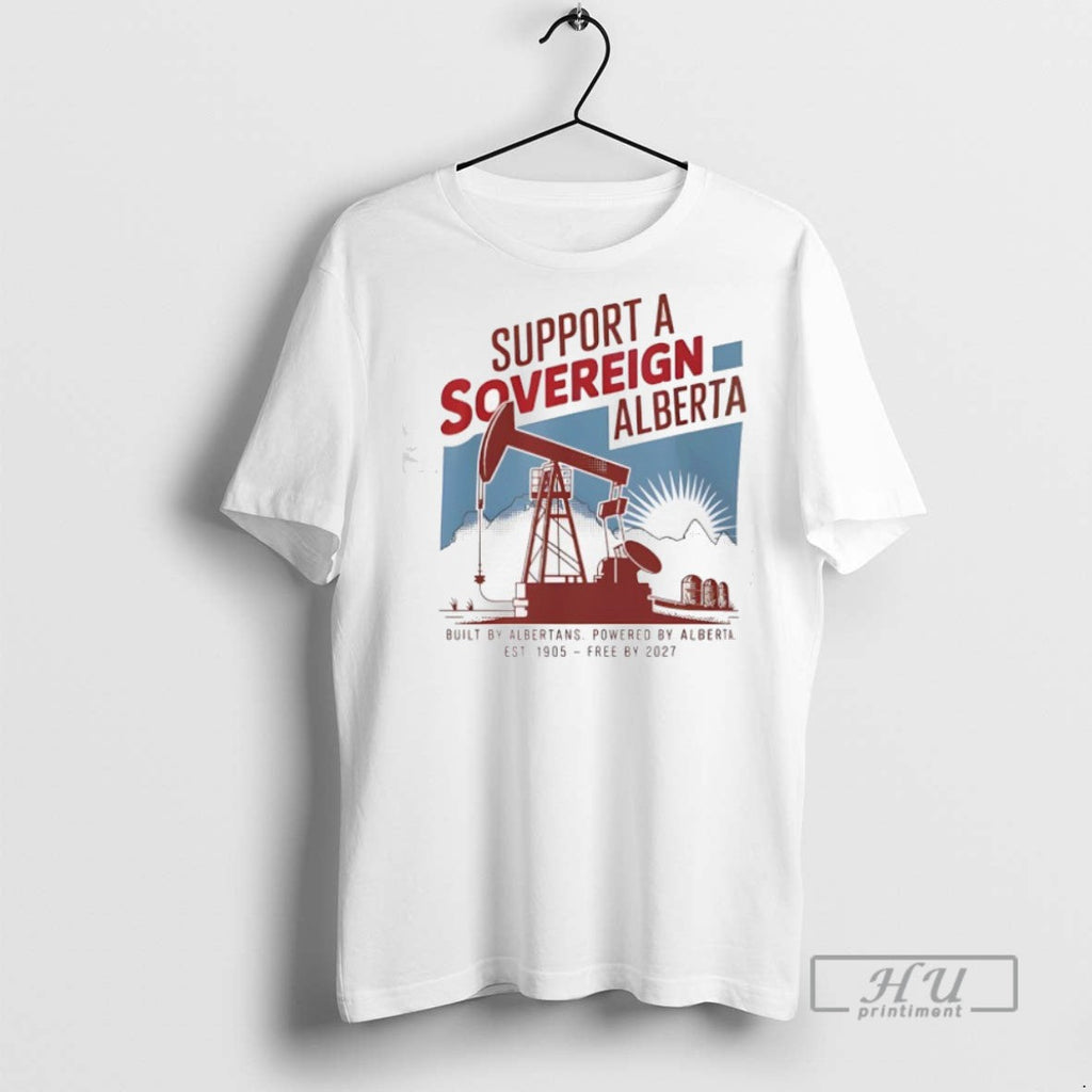Trending Support Sovereignty Alberta Built By - Adult & Kids T-Shirts, Sweatshirts & Hoodies apparel design preview 1