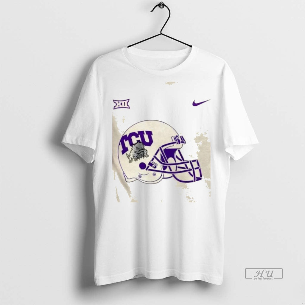 Trending Tcu Horned Frogs Football Helmet 2 Sided - Adult & Kids T-Shirts, Sweatshirts & Hoodies apparel design preview 1