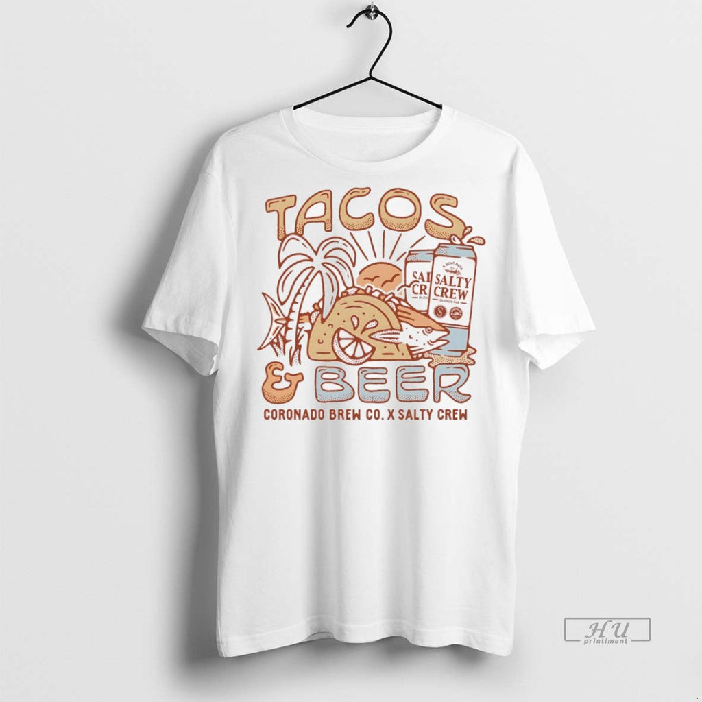 Trending Tacos And Beer Salty Crew Sweater - Adult & Kids T-Shirts, Sweatshirts & Hoodies apparel design preview 1