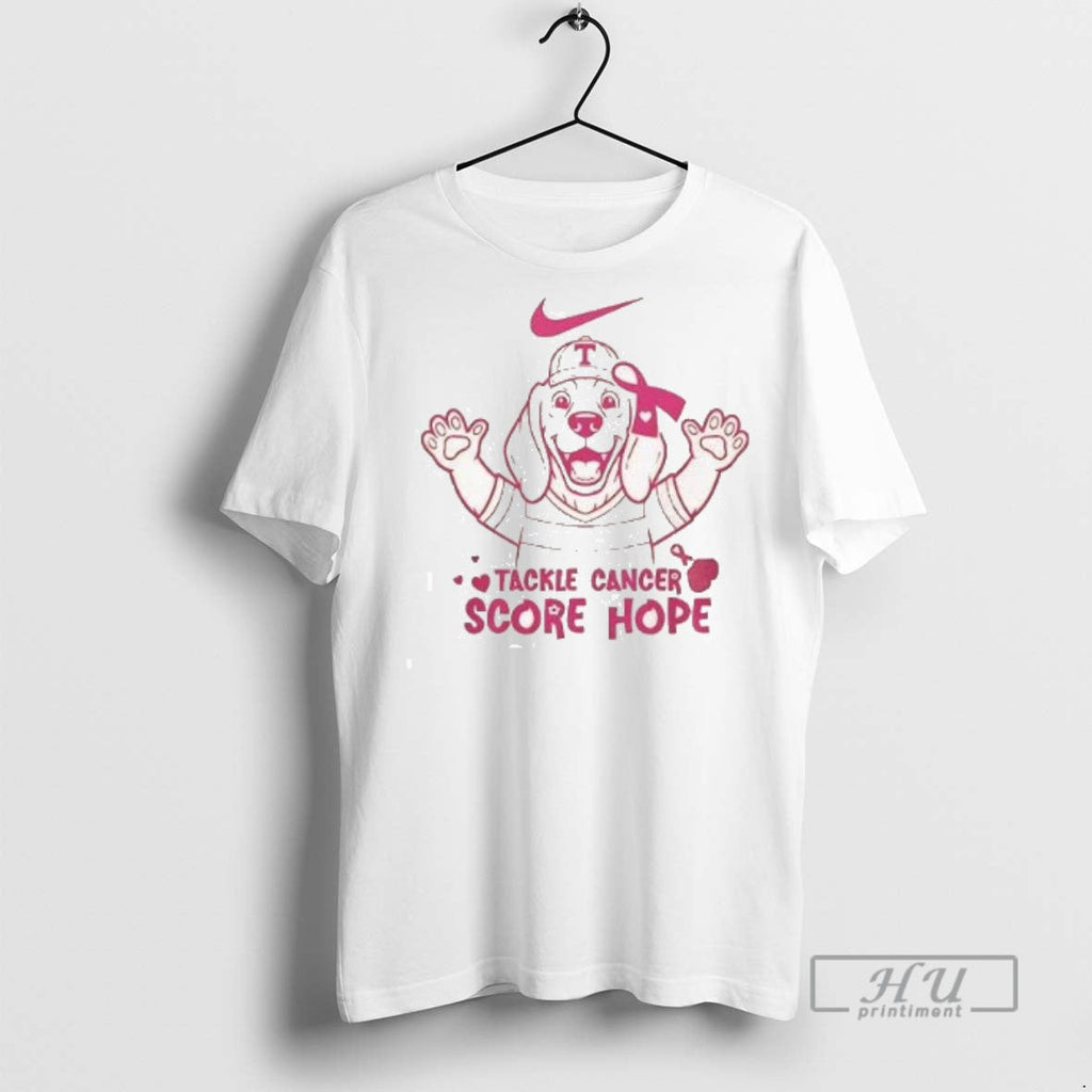 Trending Tennessee Volunteers Tackle Cancer Score - Adult & Kids T-Shirts, Sweatshirts & Hoodies apparel design preview 1