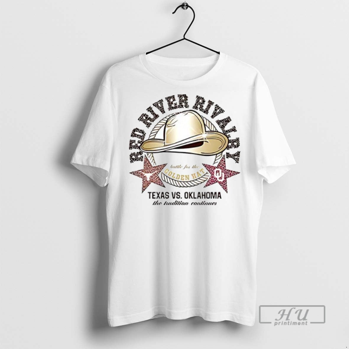 Trending Texas Longhorns Vs Oklahoma Sooners Red - Adult & Kids T-Shirts, Sweatshirts & Hoodies apparel design preview 1