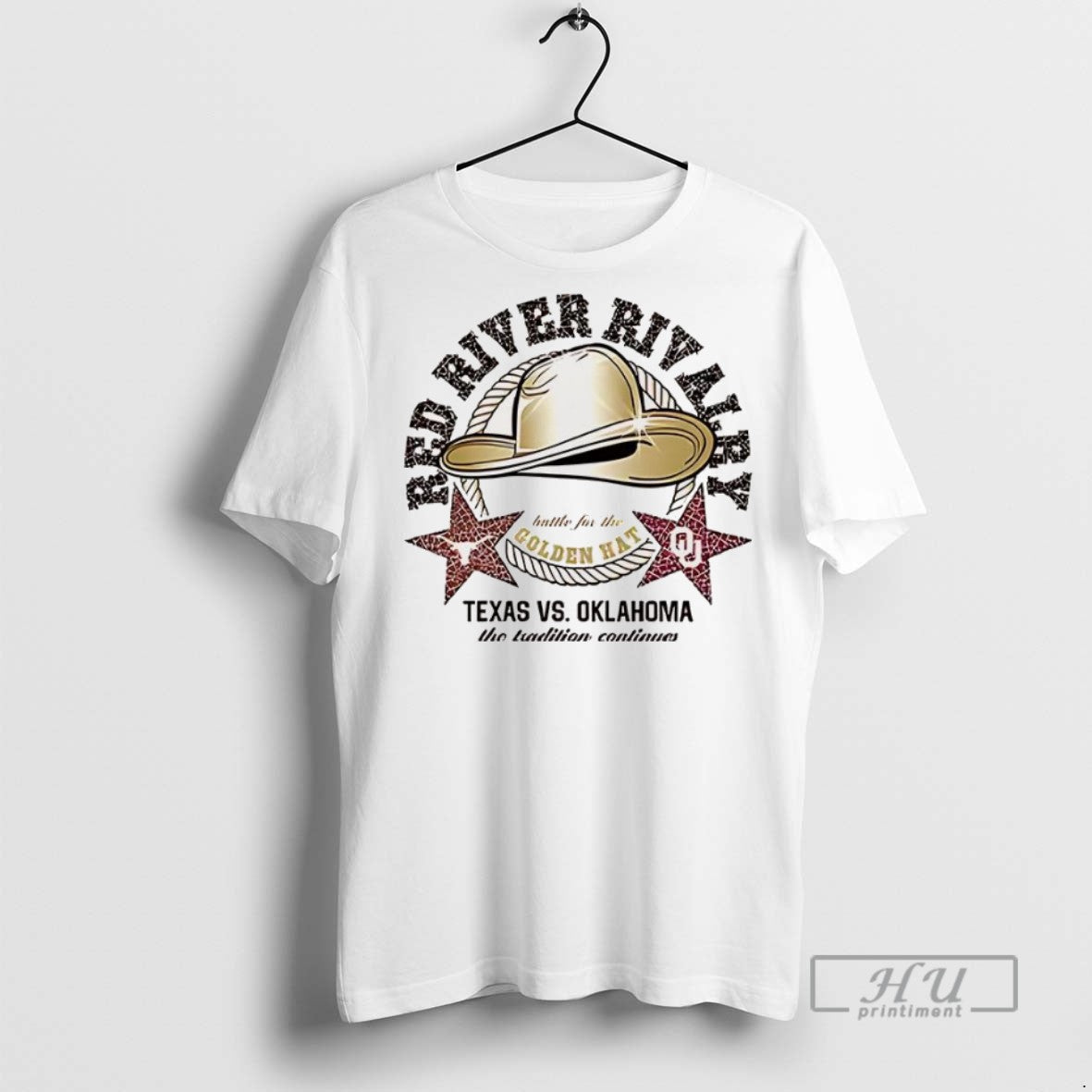 Trending Texas Longhorns Vs Oklahoma Sooners Red - Adult & Kids T-Shirts, Sweatshirts & Hoodies apparel design preview 1
