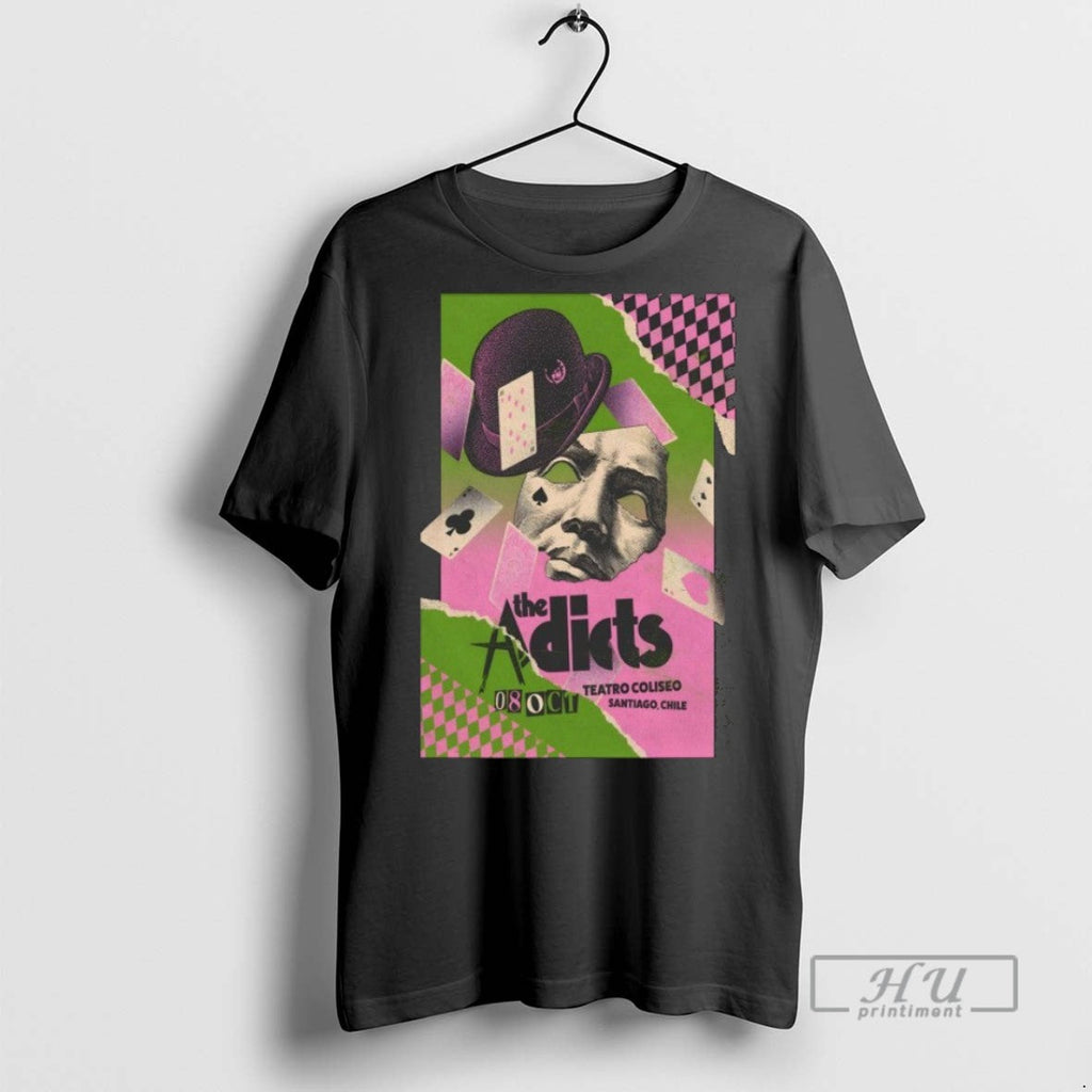 Trending The Adicts Oct 8 2025 In Santiago Chile - Adult & Kids T-Shirts, Sweatshirts & Hoodies apparel design preview 1