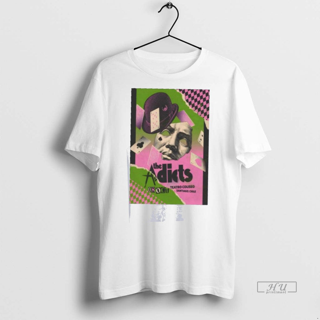 Trending The Adicts Santiago Tour On Oct 8 2025 - Adult & Kids T-Shirts, Sweatshirts & Hoodies apparel design preview 1