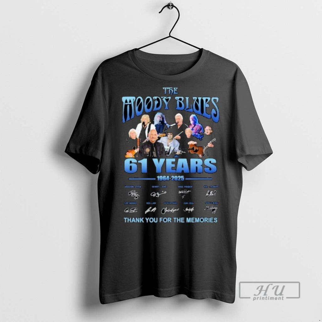 Trending The Moody Blues 61 Years 1964 2025 Thank You - Adult & Kids T-Shirts, Sweatshirts & Hoodies apparel design preview 1