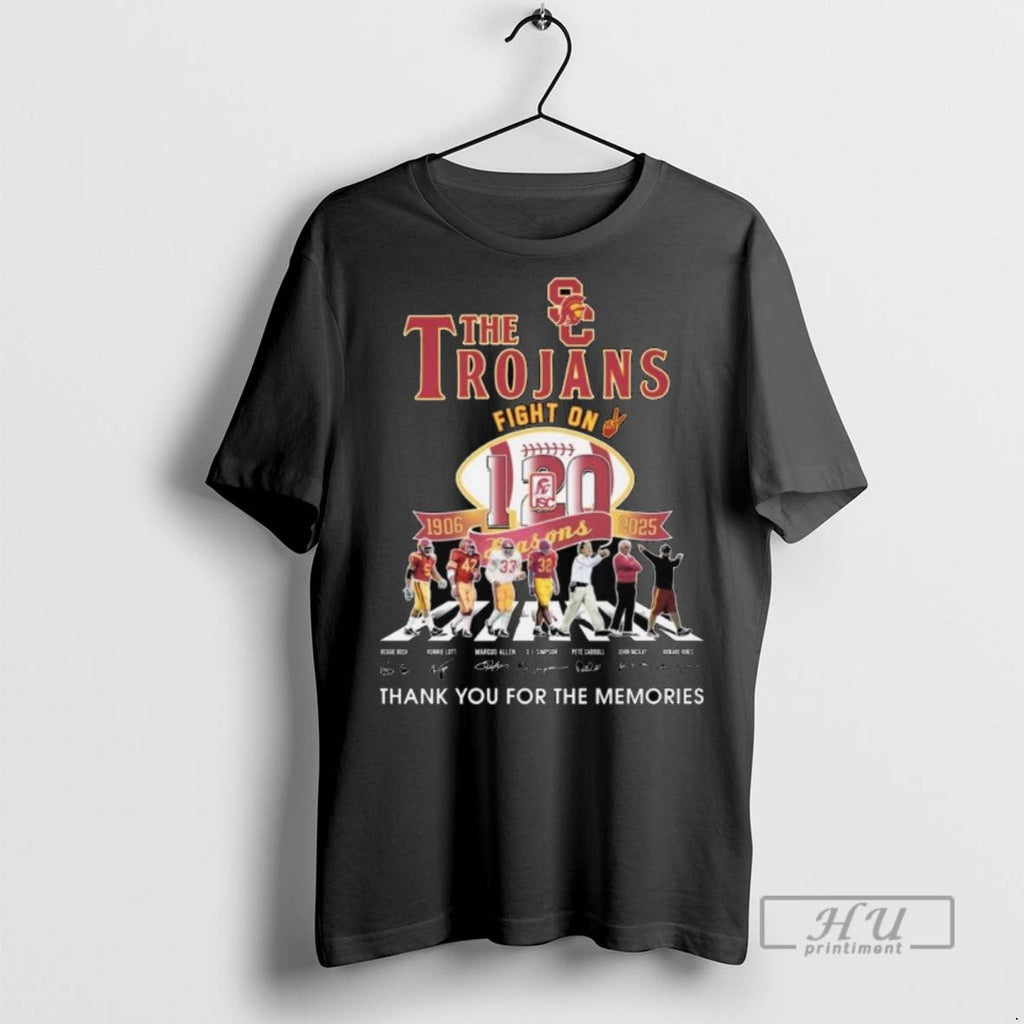 Trending The Trojans Fight On 1906 2025 Season Thank - Adult & Kids T-Shirts, Sweatshirts & Hoodies apparel design preview 1