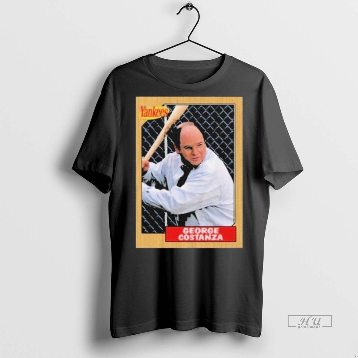 Trending The Yankee Costanza Baseball Card Sweater - Adult & Kids T-Shirts, Sweatshirts & Hoodies apparel design preview 1
