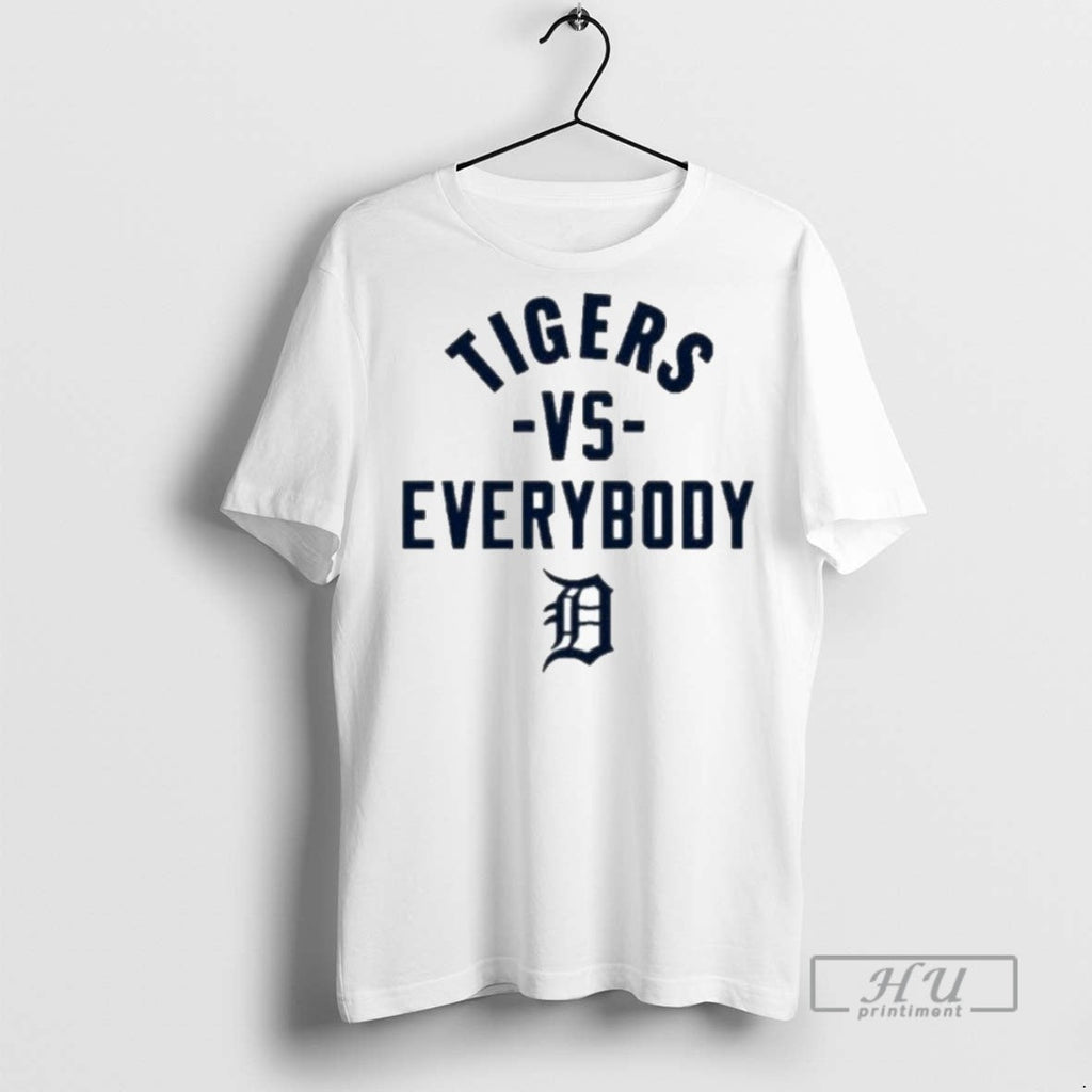 Trending Tigers Vs Everyboody Detroit Logo - Adult & Kids T-Shirts, Sweatshirts & Hoodies apparel design preview 1