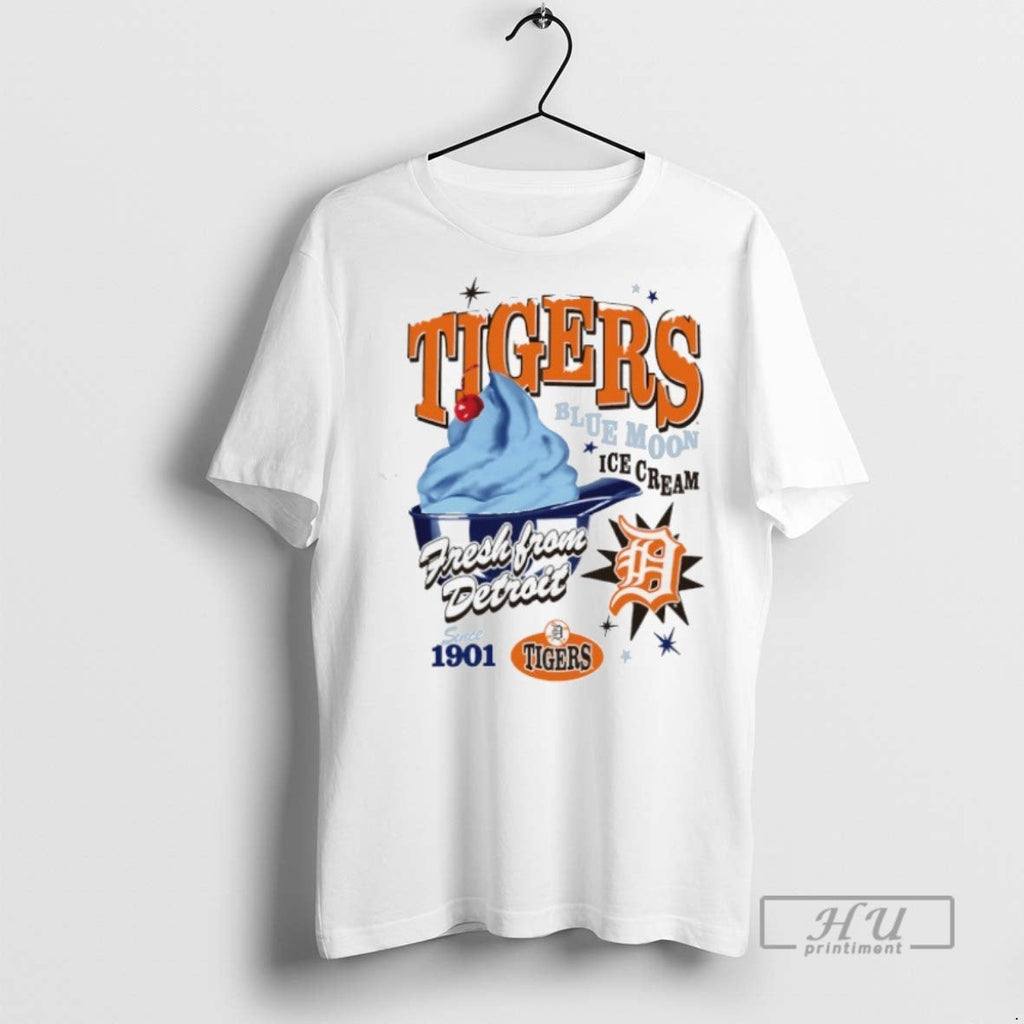 Trending Tigers Blue Moon Ice Cream Fresh From - Adult & Kids T-Shirts, Sweatshirts & Hoodies apparel design preview 1