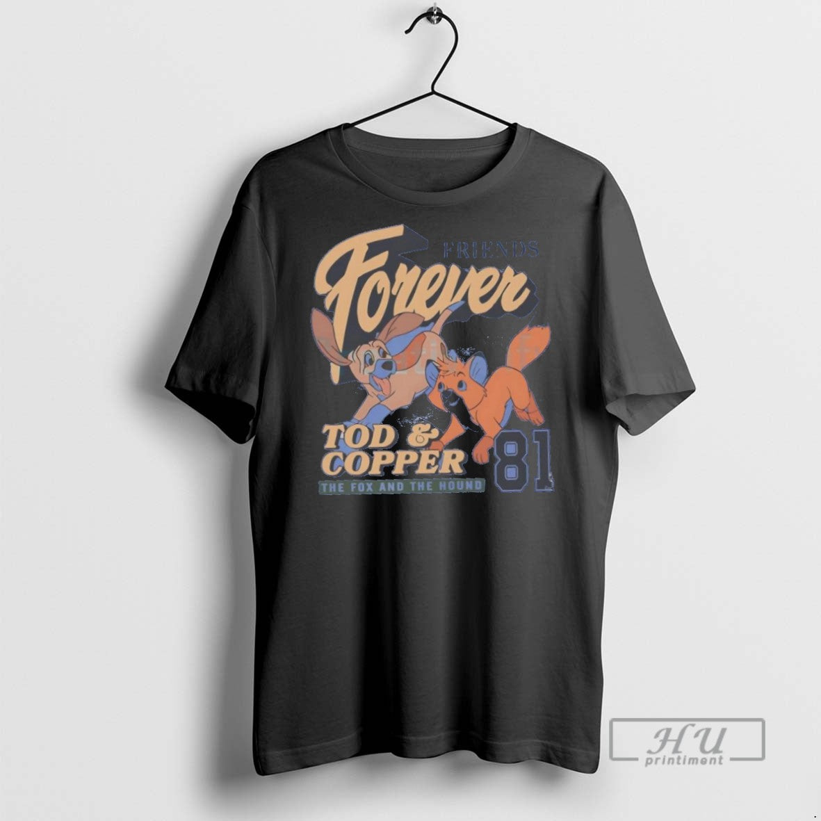 Trending Tod And Copper Friends Forever The Fox Hound - Adult & Kids T-Shirts, Sweatshirts & Hoodies apparel design preview 1