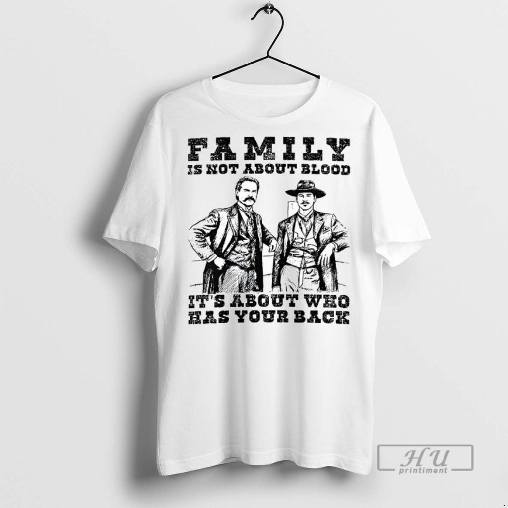 Trending Tombstone Family Is Not About Blood Its Who - Adult & Kids T-Shirts, Sweatshirts & Hoodies apparel design preview 1