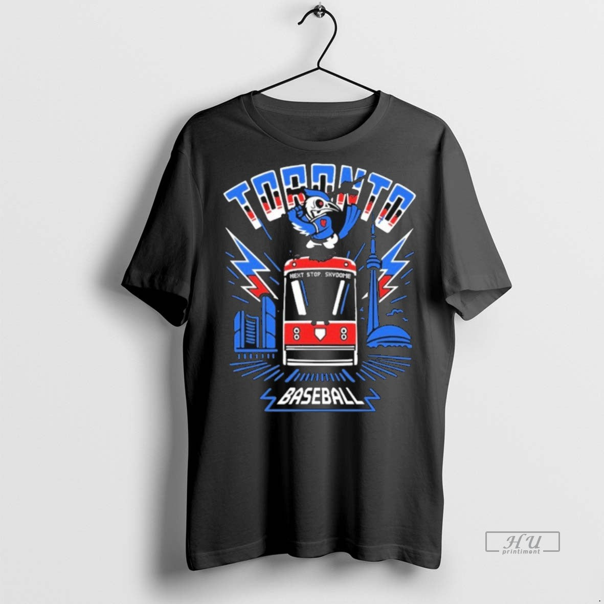 Trending Toronto Blue Jays Baseball Next Stop Skydome - Adult & Kids T-Shirts, Sweatshirts & Hoodies apparel design preview 1