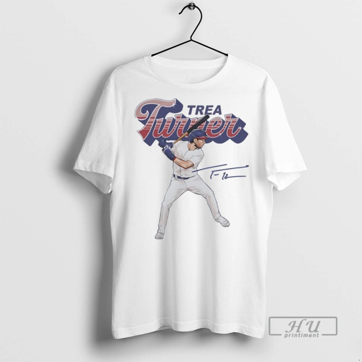 Trending Trea Turner Philadelphia Phillies Baseball - Adult & Kids T-Shirts, Sweatshirts & Hoodies apparel design preview 1