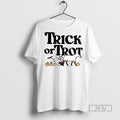 Trending Trick Or Trot Halloween Ceramic And Classic - Adult & Kids T-Shirts, Sweatshirts & Hoodies apparel design preview 1