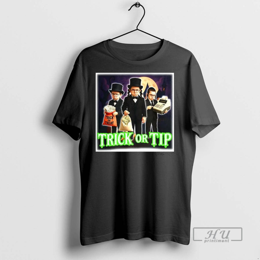 Trending Trick Or Tip Treat Parody Halloween - Adult & Kids T-Shirts, Sweatshirts & Hoodies apparel design preview 1