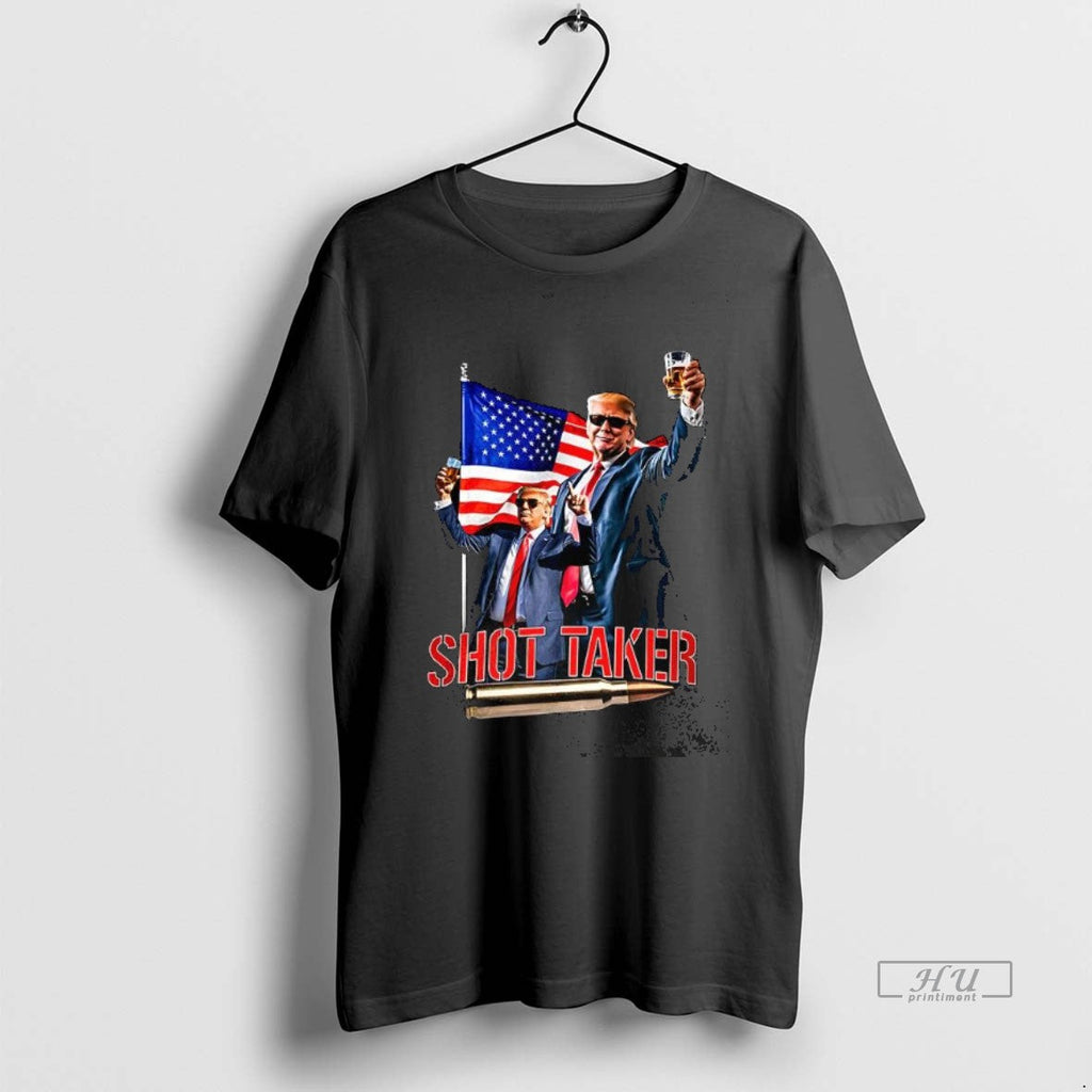 Trending Trump Shot Taker Patriotic Sweater - Adult & Kids T-Shirts, Sweatshirts & Hoodies apparel design preview 1