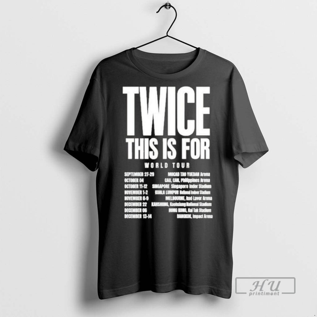 Trending Twice This Is For World Tour Graphic - Adult & Kids T-Shirts, Sweatshirts & Hoodies apparel design preview 1