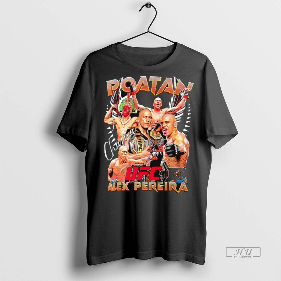 Trending Ufc Alex Pereira Quasar Graphic Sweater - Adult & Kids T-Shirts, Sweatshirts & Hoodies apparel design preview 1