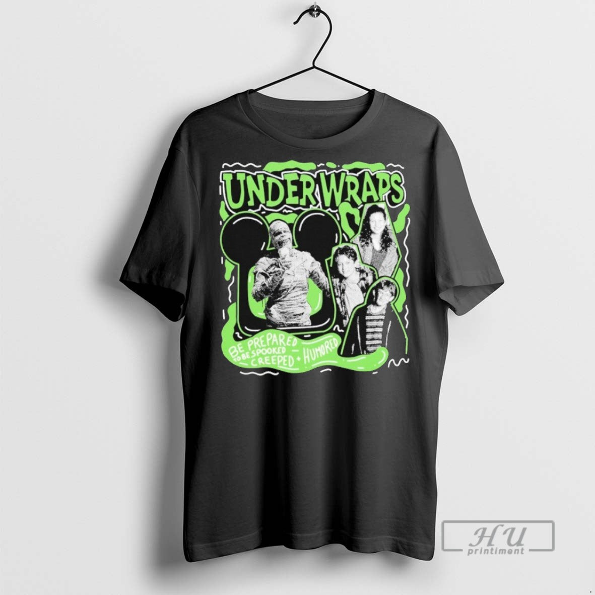 Trending Underwraps Be Prepared To Spooked Creeped - Adult & Kids T-Shirts, Sweatshirts & Hoodies apparel design preview 1