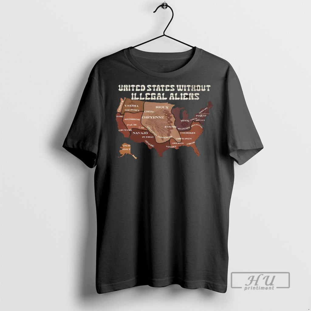 Trending United States Without Illegal Aliens Native - Adult & Kids T-Shirts, Sweatshirts & Hoodies apparel design preview 1